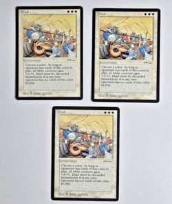 MTG Jih4d (Arabian Nights) Jihadd Trio NM RAW - Image 2