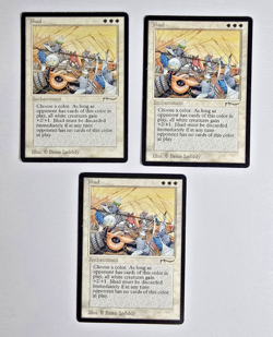 MTG Jih4d (Arabian Nights) Jihadd Trio NM RAW - Image 3