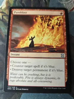 MTG Pyroblast U Eternal Masters 142 HP - Image 2
