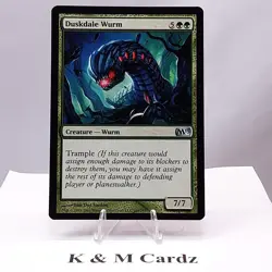 MTG - M13 - Duskdale Wurm - #166 - Lightly Played - Image 1