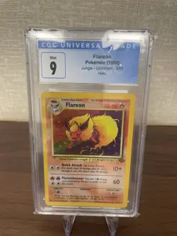 Pokemon TCG Flareon Jungle 3/64 Holo Unlimited Holo Rare - Image 1