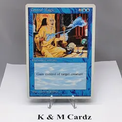 MTG - 4th Edition - Control Magic - Uncommon - Lightly Played - Image 1