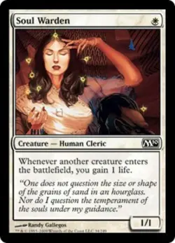 MTG English Soul Warden NM Normal Magic 2010 Core Set - Image 1