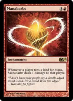 MTG English Manabarbs NM Normal Magic 2010 Core Set - Image 1