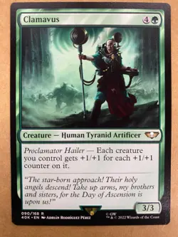 MTG 1x Clamavus # 90 Universes Beyond Warhammer 40000 Magic the Gathering x1 NM - Image 1