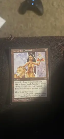 Rare Lion's Eye Diamond MTG Card Near Mint Condition MTG NM Almost Mint Mirage - Image 3