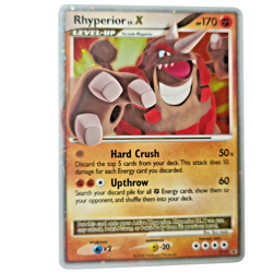 Pokemon Rhyperior LV.X Diamond and Pearl Promo PR DP29 Holo Common Fighting - Image 1