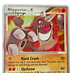Pokemon Rhyperior LV.X Diamond and Pearl Promo PR DP29 Holo Common Fighting - Image 2