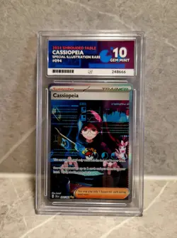 Cassiopeia 094/064 Special Illustration Shrouded Fable Graded (ACE 10) Pokemon - Image 3