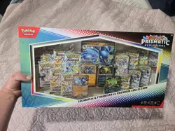 Pokemon Prismatic Evolution Lucario & Tyranitar EX Premium Collection - Image 1
