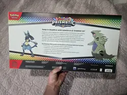 Pokemon Prismatic Evolution Lucario & Tyranitar EX Premium Collection - Image 2