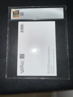 Pokemon x Van Gogh Postcard Pikachu with Grey Felt Hat CGC10 - Image 2