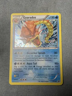 Gyarados XY109 Pokemon XY Black Star Promo Cosmos Holo 2016 LP - Image 1