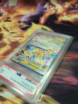 Pokemon Prismatic Evolutions JOLTEON EX #030/131 Double Rare PSA Graded Mint 9 - Image 3
