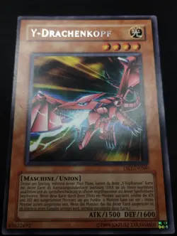 YUGIOH 2005 | Y-DRAGON HEAD | DR1-DE060 | GERMAN | RARE | EXCELLENT - VG - Image 5
