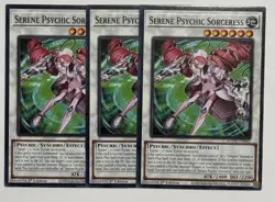 3X Serene Psychic Sorceress DOOD-EN042 C Doom of Dimensions NM 1st Ed Yugioh - Image 1