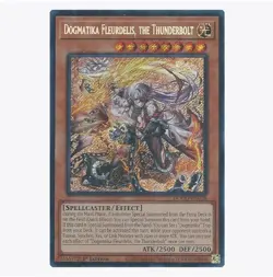 1x Dogmatika Fleurdelis the Thunderbolt DOOD-EN026 Secret Rare NM 3 avail Yugioh - Image 1