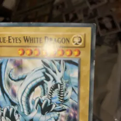 Yugioh Blue Eyes White Dragon Ultra Rare LOB-001 1st Edition VINTAGE - Image 3