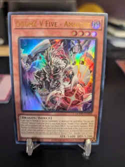 Yugioh DoomZ V Five - Amalthe DOOD-EN009 Ultra Rare 1st Ed Near Mint - Image 1