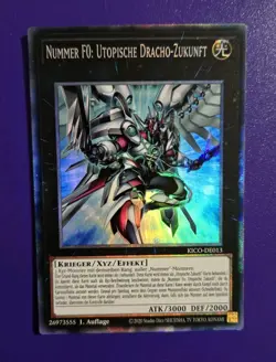 *GERMAN* Number F0: Utopic Draco Future Collector's Rare KICO-EN013 NM Yugioh - Image 1