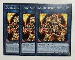 3X Gouki Sheik Ogre DOOD-EN050 C Doom of Dimensions NM 1st Ed Yugioh - Image 1