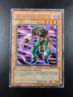 YUGIOH 2005 | NEWDORIA | DR1-DE005 | 1ST GERMAN PRINT | RARE | EXCELLENT - VG - Image 1