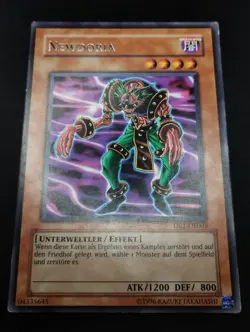 YUGIOH 2005 | NEWDORIA | DR1-DE005 | 1ST GERMAN PRINT | RARE | EXCELLENT - VG - Image 5