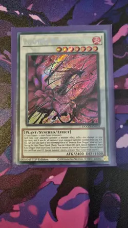 Yu-Gi-Oh Bramble Rose Dragon Secret Rare 1st Edition DOOD-EN039 - Image 1