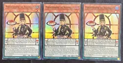 YUGIOH 3x Poissonniere de Nouvelles AGOV-EN019 Super Rare NM - Image 1