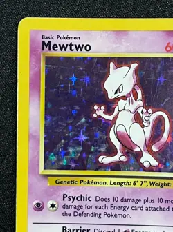 Mewtwo 10/102 Holo - Pokemon TCG Base Set Rare Card - Image 4