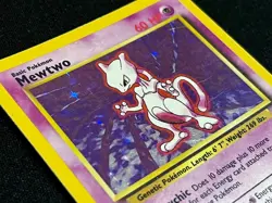 Mewtwo 10/102 Holo - Pokemon TCG Base Set Rare Card - Image 5