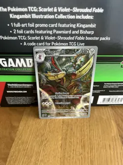 Pokemon Kingambit TCG SVP 130 Black Star Promo Card NM Condition - Image 1