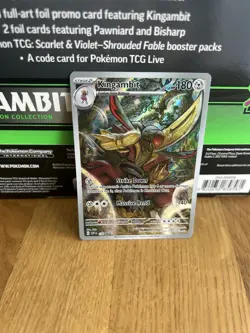 Pokemon Kingambit TCG SVP 130 Black Star Promo Card NM Condition - Image 3
