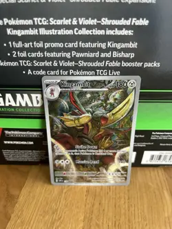 Pokemon Kingambit TCG SVP 130 Black Star Promo Card NM Condition - Image 4