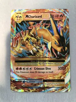 Pokemon TCG XY Evolutions 2016 M Charizard EX 13/108 Ultra Rare Holo Card LP - Image 1
