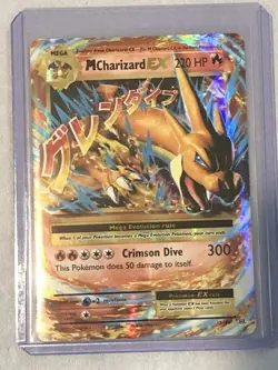 Pokemon TCG XY Evolutions 2016 M Charizard EX 13/108 Ultra Rare Holo Card LP - Image 3