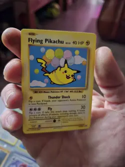 Flying Pikachu Pokemon Card WOTC Promo 1999 Holo Rare - Image 1