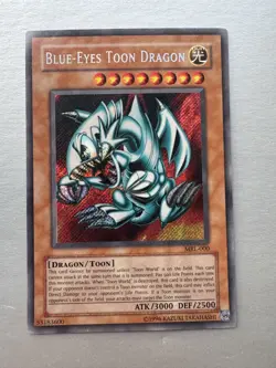 Blue-Eyes Toon Dragon MRL-000 Secret Rare Yugioh Card - Image 1