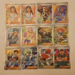 Pokemon TCG Trainer Full Art Holo Rare 12 x Card Bundle Various Sets - Image 1
