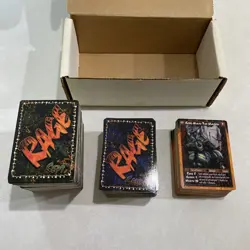 Vintage Rage CCG Werewolf Apocalypse 461 Card Lot White Wolf 1995 TCG With Box! - Image 1