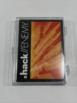 .hack enemy CCG 11 Card Lot TCG 2004 Decipher Dothack With Plastic Case! - Image 2