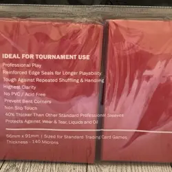 TitanShield (150 Sleeve/Black) Standard Sized Trading Card Sleeves - Image 3