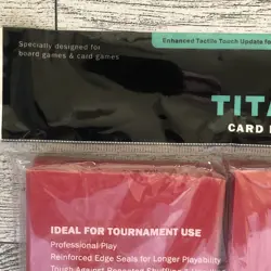 TitanShield (150 Sleeve/Black) Standard Sized Trading Card Sleeves - Image 5