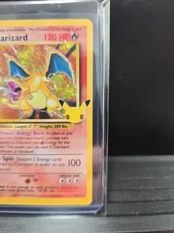 Pokemon TCG Charizard Holo Rare Card 25th Anniversary Edition 4/102 - Image 3
