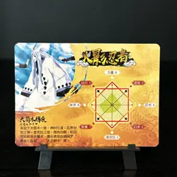 Naruto Trading Card Beautiful Super Rare NEW CP - Naruto And Sasuke Vs Kaguya - Image 2