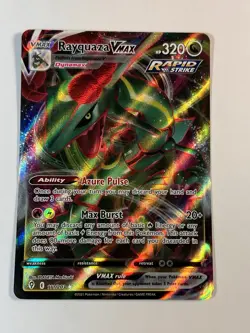 Rayquaza VMAX 111/203 FullArt Evolving Skies Pokemon Card Near Mint/ Mint - Image 1