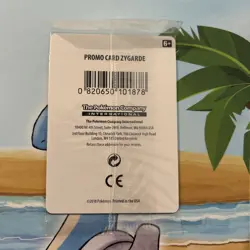 Pokemon ZYGARDE Card FORBIDDEN LIGHT 72/131 Legendary PROMO NEW SEALED - Image 2