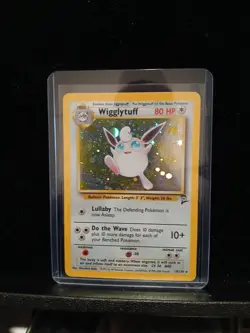 Pokemon TCG Wigglytuff Holo Rare Card 19/130 Base Set 2 - Image 1
