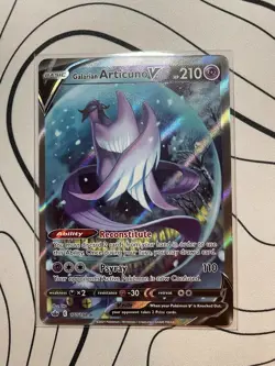 Galarian Articuno V Alt Art Chilling ReignPokemon Card 170/198 - Image 1