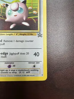 Jigglypuff 7 Wizards of the Coast Promo 7/53 Basic COMMON 2000 Pokemon Card LP+ - Image 5